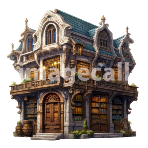 Clipart Fantasy Bookstore (11)