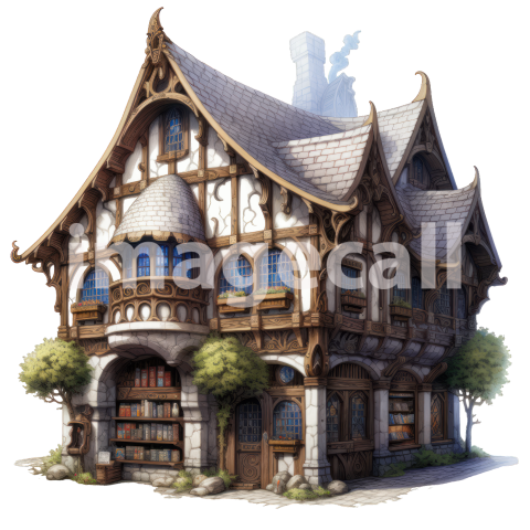 Clipart Fantasy Bookstore (17)