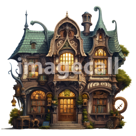 Clipart Fantasy Bookstore (1)