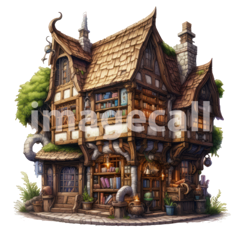 Clipart Fantasy Bookstore (14)