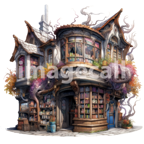 Clipart Fantasy Bookstore (20)