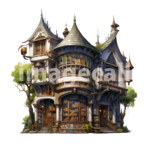 Clipart Fantasy Bookstore (19)