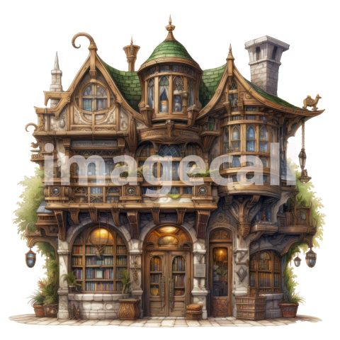 Clipart Fantasy Bookstore (5)