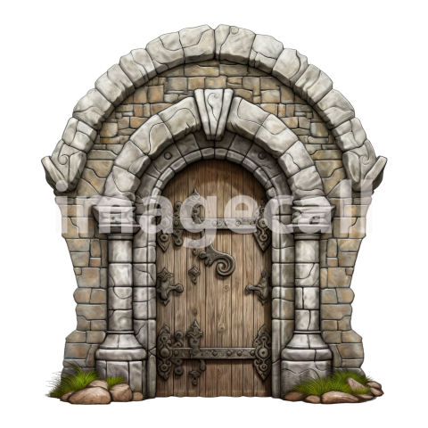 Clipart Medieval Doors (5)