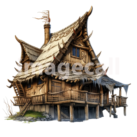 Clipart Viking Longhouse (2)
