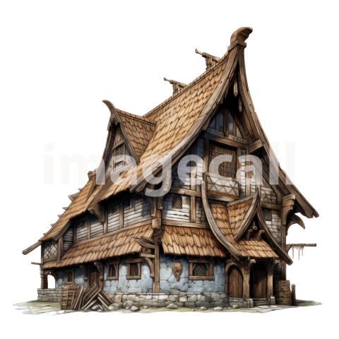 Clipart Viking Longhouse (4)