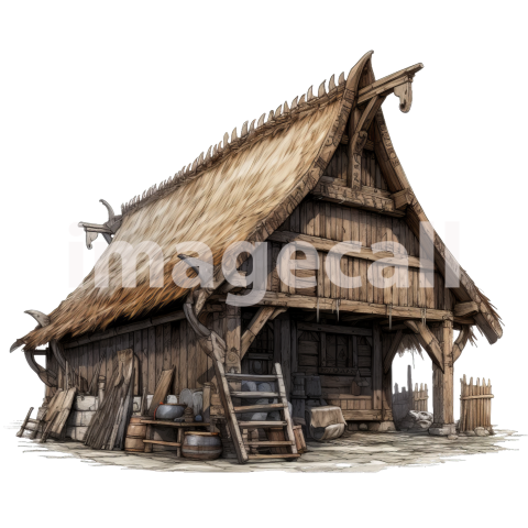 Clipart Viking Longhouse (3)