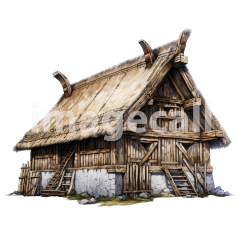 Clipart Viking Longhouse (10)
