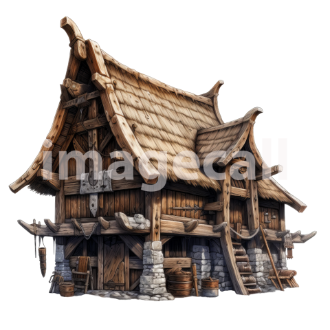 Clipart Viking Longhouse (19)