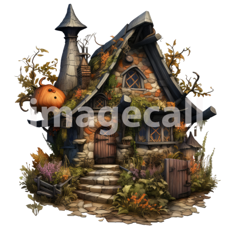 Clipart Witches Cottage (3)