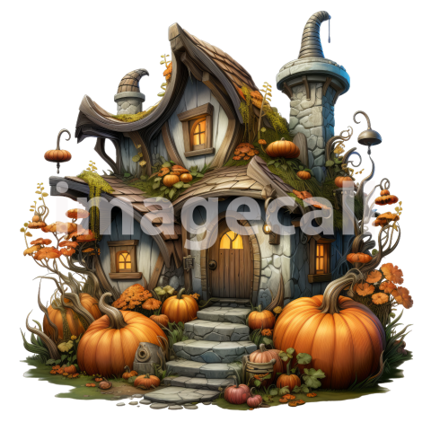 Clipart Witches Cottage (7)