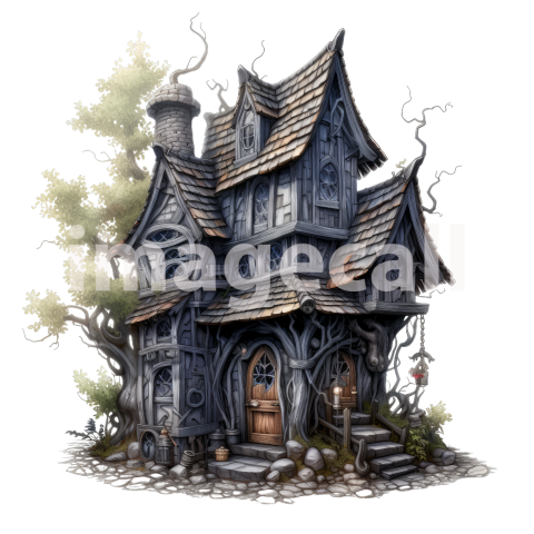 Clipart Witches Cottage (8)
