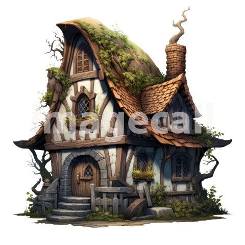 Clipart Witches Cottage (11)