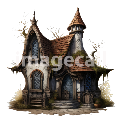 Clipart Witches Cottage (12)