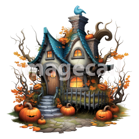 Clipart Witches Cottage (19)