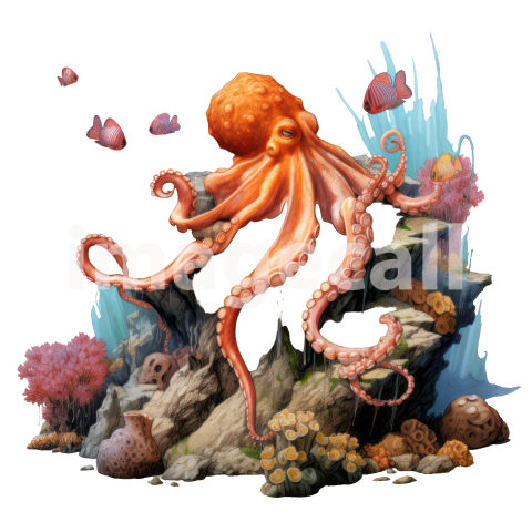 Working 0006 Octopus Sea COral (9)300dpi