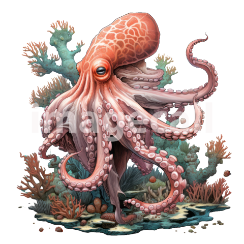 Working 0008 Octopus Sea COral (7)300dpi