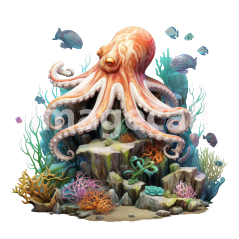 Working 0002 Octopus Sea COral (13)300dpi