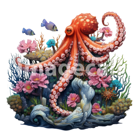 Working 0009 Octopus Sea COral (6)300dpi