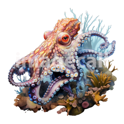Working 0012 Octopus Sea COral (3)300dpi