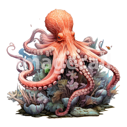 Working 0013 Octopus Sea COral (2)300dpi