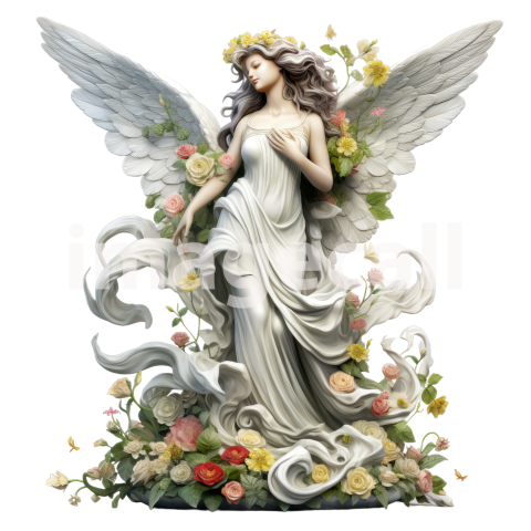 FLoral Angel Statues (1)300dpi