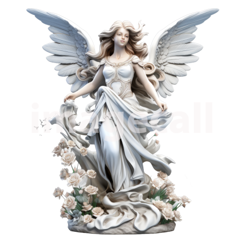 FLoral Angel Statues (5)300dpi