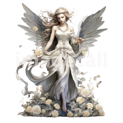 FLoral Angel Statues (11)300dpi