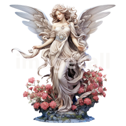 FLoral Angel Statues (7)300dpi