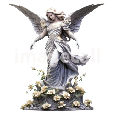 FLoral Angel Statues (16)300dpi