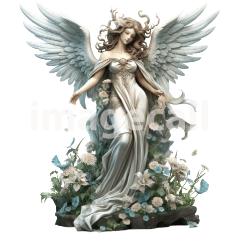 FLoral Angel Statues (17)300dpi