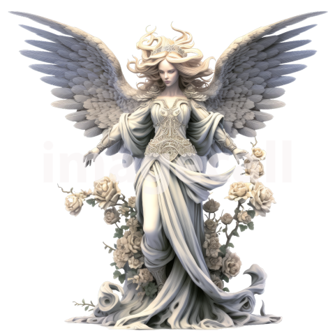 FLoral Angel Statues (19)300dpi