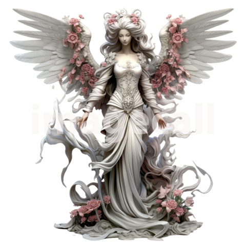 FLoral Angel Statues (10)300dpi