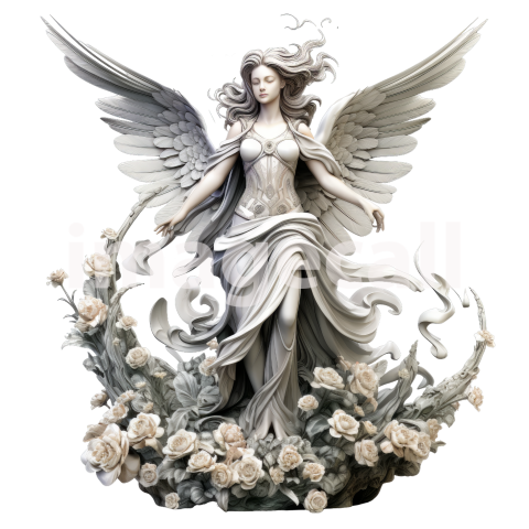 FLoral Angel Statues (8)300dpi
