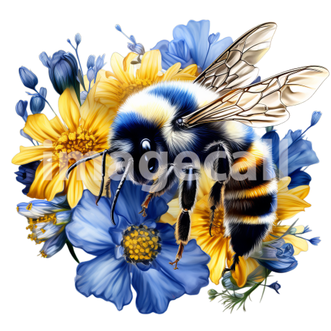 Floral Bumble Bees (1)300dpi