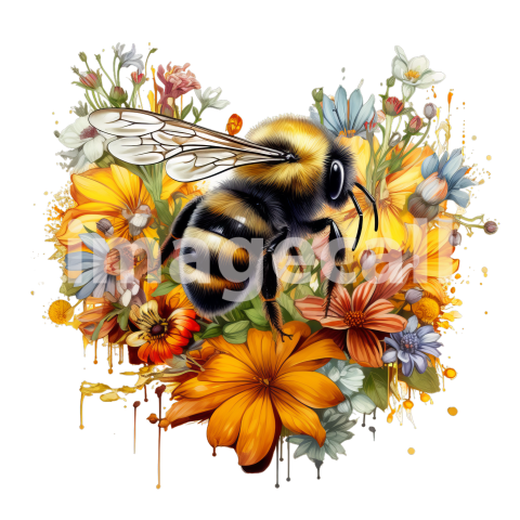 Floral Bumble Bees (2)300dpi