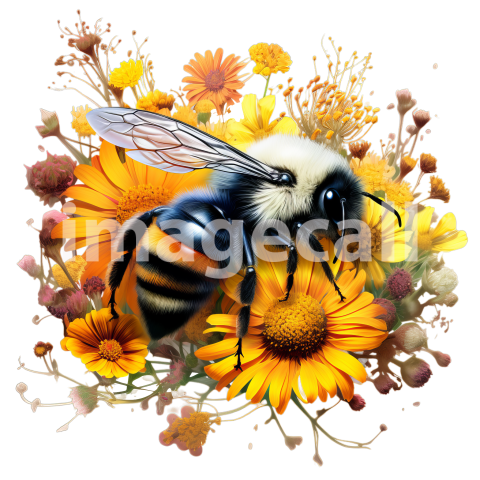Floral Bumble Bees (4)300dpi