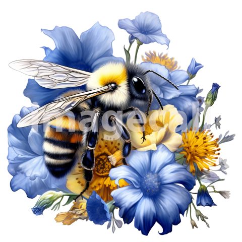 Floral Bumble Bees (8)300dpi