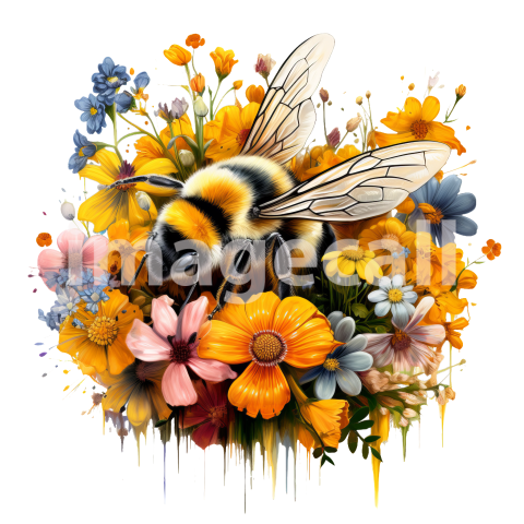 Floral Bumble Bees (7)300dpi