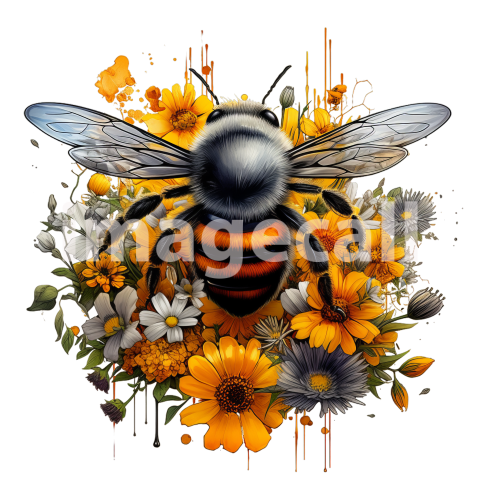 Floral Bumble Bees (11)300dpi