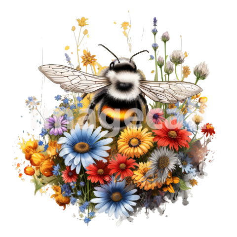 Floral Bumble Bees (19)300dpi