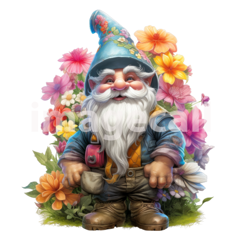 Floral Garden Gnome (8)300dpi