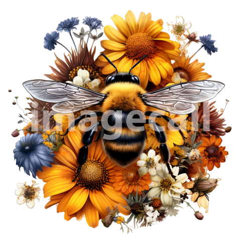 Floral Bumble Bees (16)300dpi