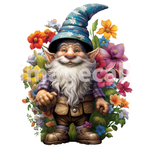 Floral Garden Gnome (7)300dpi