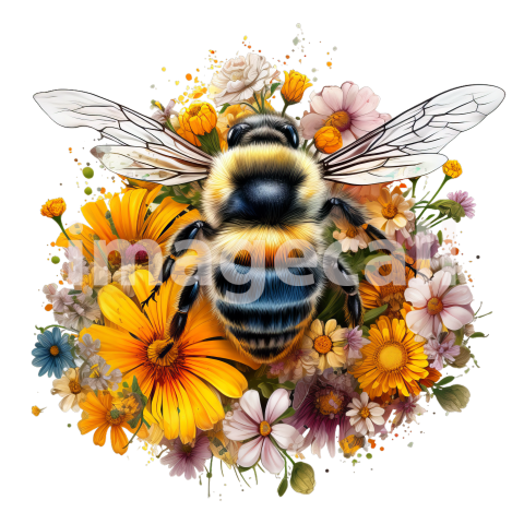Floral Bumble Bees (18)300dpi