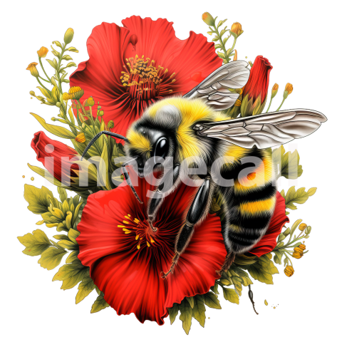Floral Bumble Bees (17)300dpi