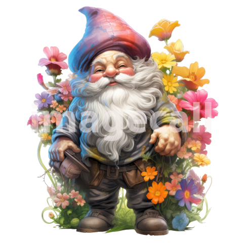 Floral Garden Gnome (13)300dpi