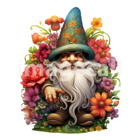 Floral Garden Gnome (16)300dpi