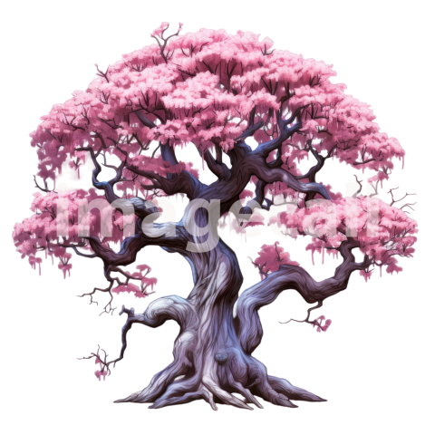 Clipart Cherry Blossom Tree (1)