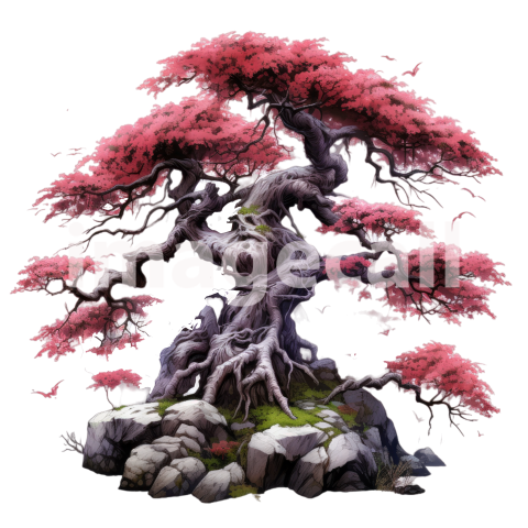 Clipart Cherry Blossom Tree (3)